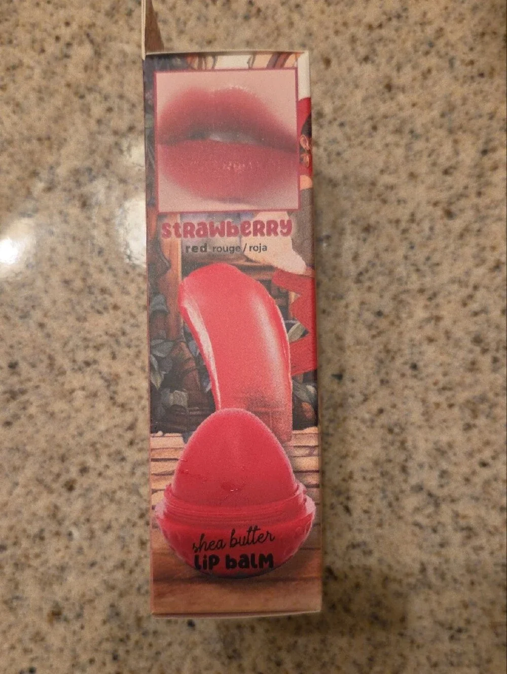 Hydrating Shea Butter Lip Balm - Strawberry Red
